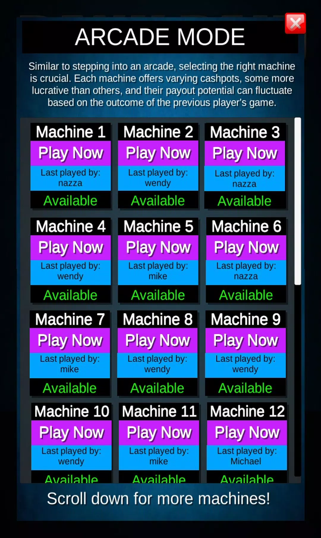 Schermata Fruit Machine Arcade 2