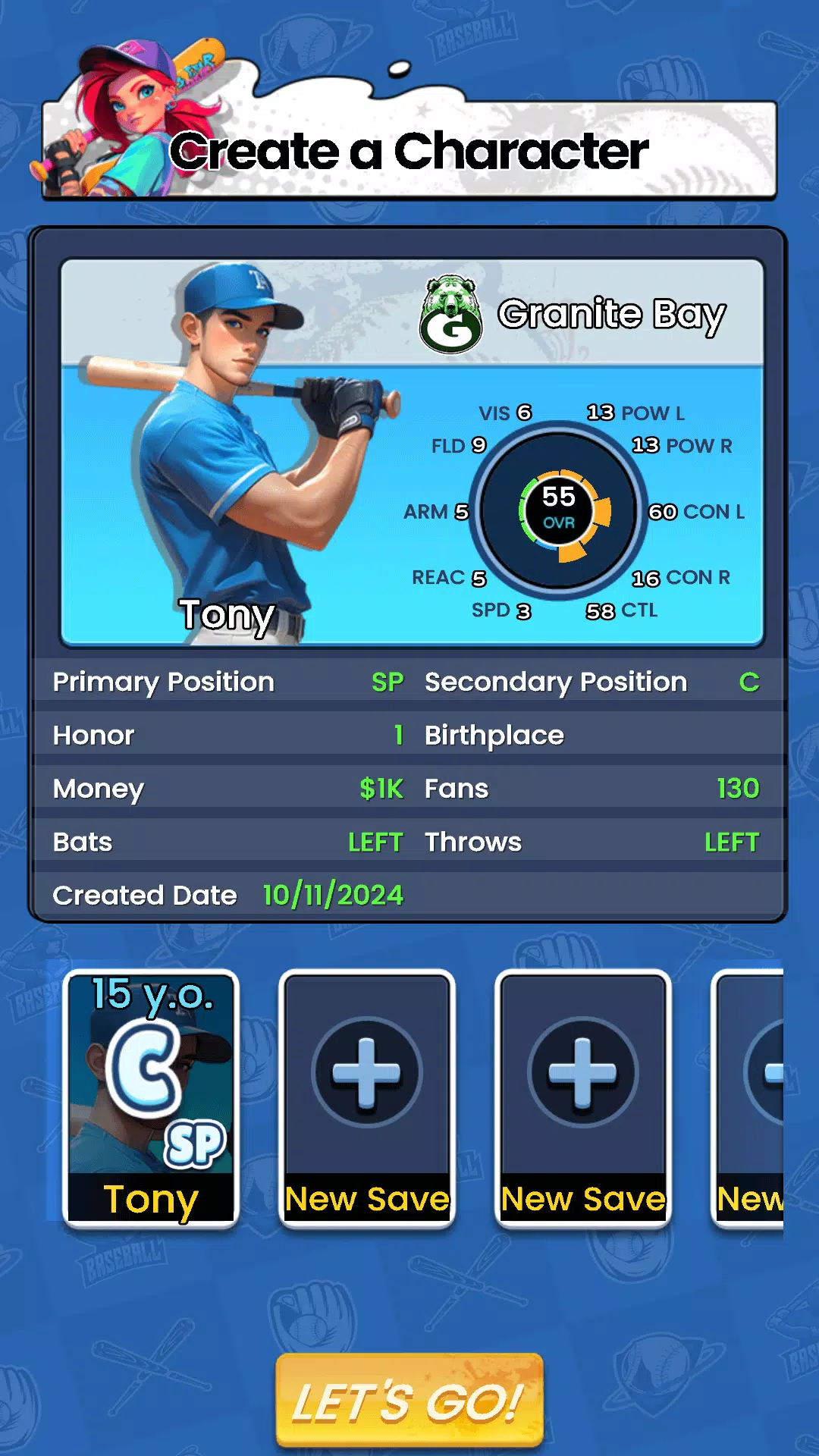 Baseball GOAT スクリーンショット 1