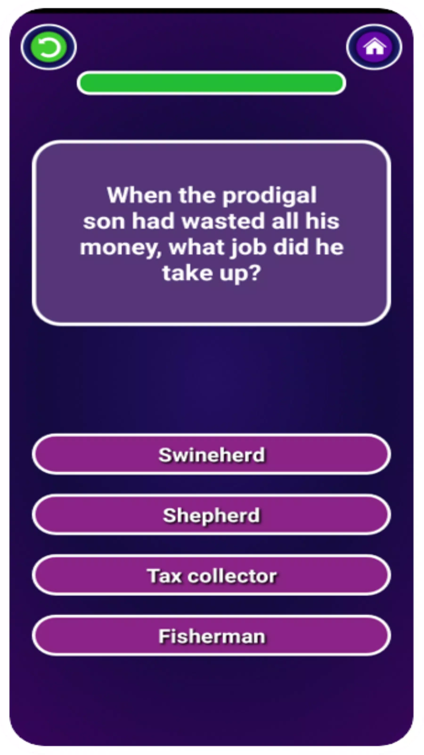 Bible Quiz & Answers Captura de pantalla 0