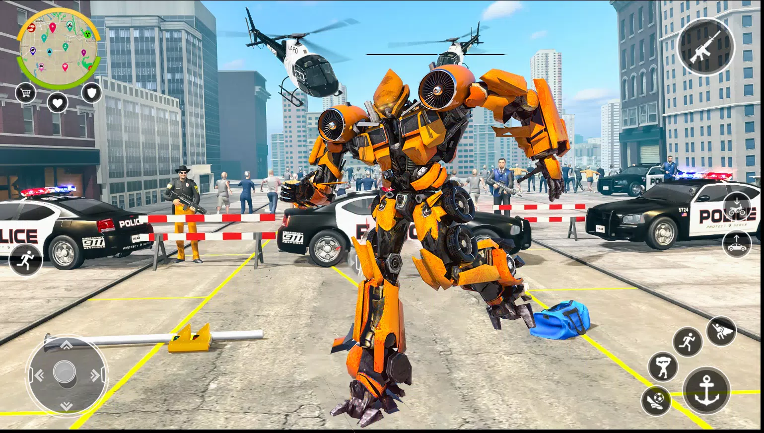 Robot Hero 3D: Robot Transform স্ক্রিনশট 1