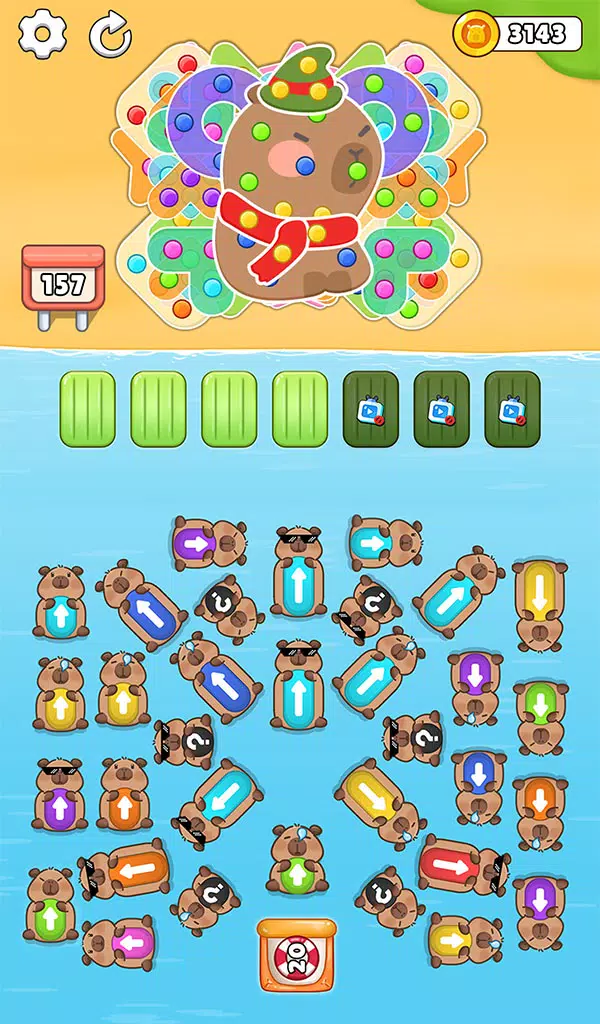 Capybara Mania: Jam Escape Ekran Görüntüsü 2