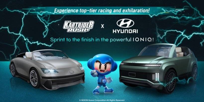 A colaboração elétrica de Kartrider Rush+com Hyundia ioniq está agora ao vivo