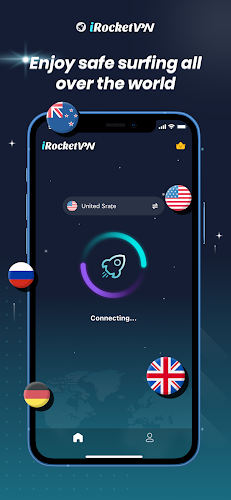 Schermata iRocketVPN - Secure VPN Proxy 1