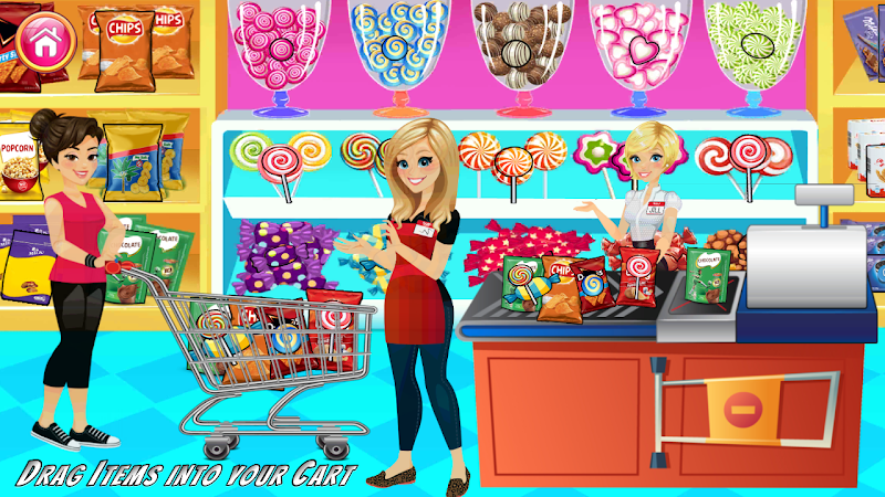 Supermarket Shopping Mall Game ภาพหน้าจอ 1