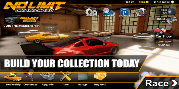 No Limit Drag Racing 2 ภาพหน้าจอ 0