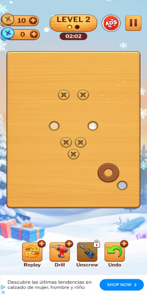 Wood Nutsゲーム：パズルを外します