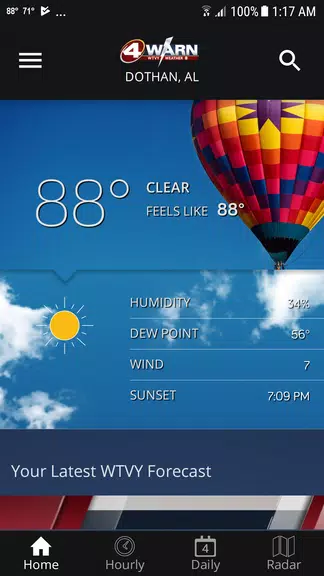 WTVY-TV 4Warn Weather ภาพหน้าจอ 0
