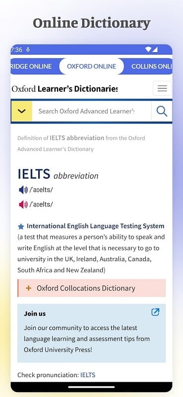 IELTS Vocabulary Captura de tela 1