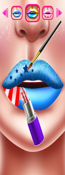 Lip Art Games: Lipstick Makeup ဖန်သားပြင်ဓာတ်ပုံ 1