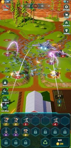 Star Farm: Merge Tower Defense Captura de pantalla 1