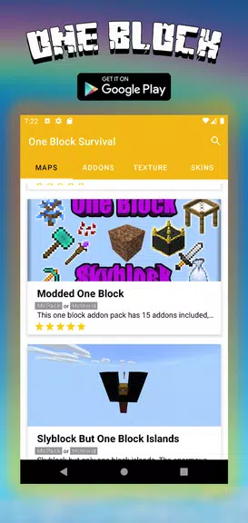 Map One Block Survival - block 스크린샷 0