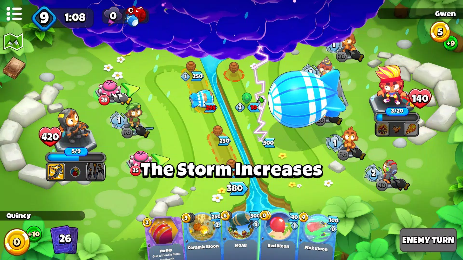Bloons Card Storm Capture d'écran 1