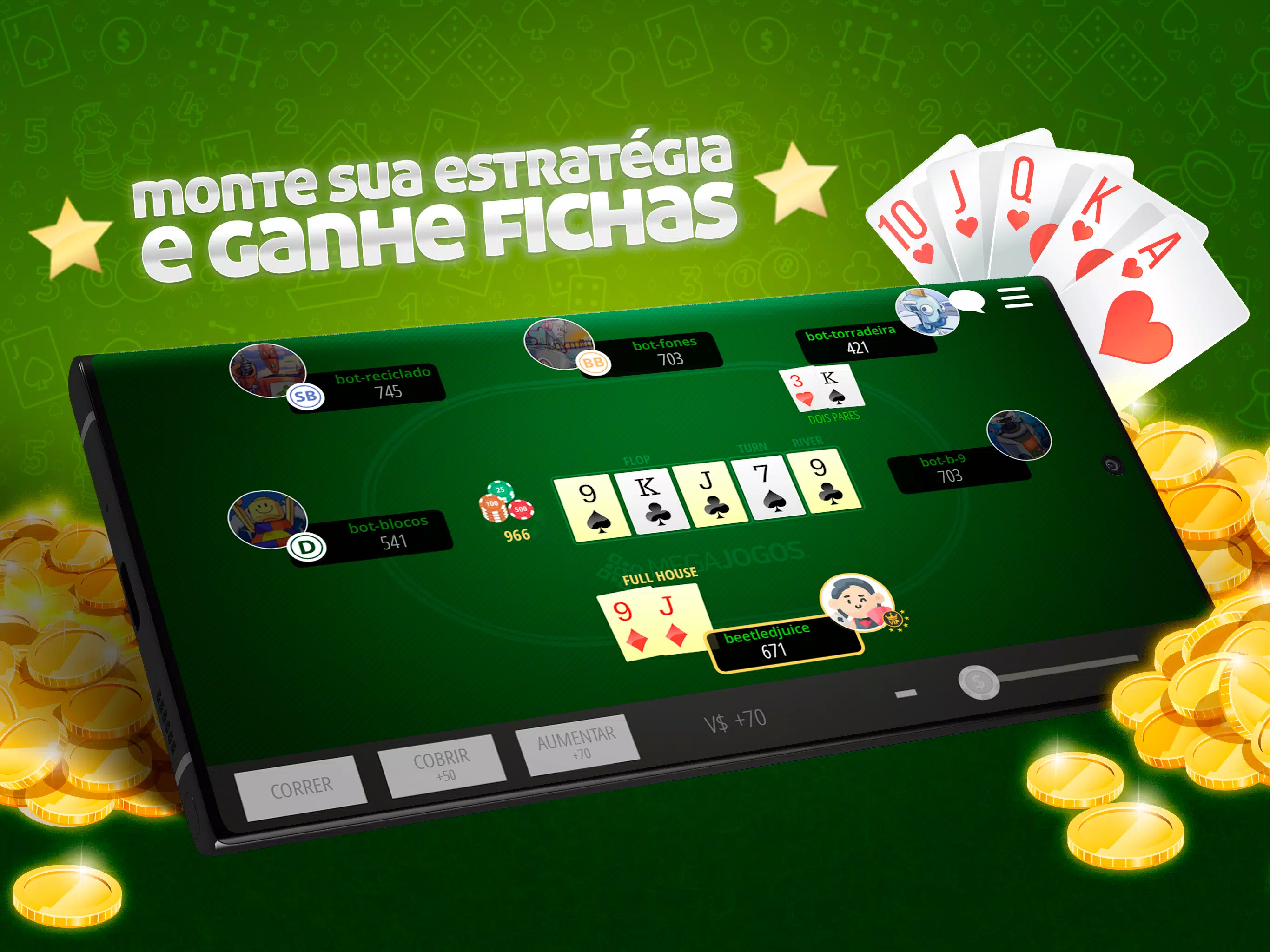 Poker Texas Hold’em Online Captura de tela 3