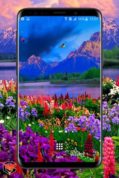 Valley of Flowers live wallpaper Zrzut ekranu 0