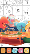 Kpop Paint by Numbers BT21 スクリーンショット 3