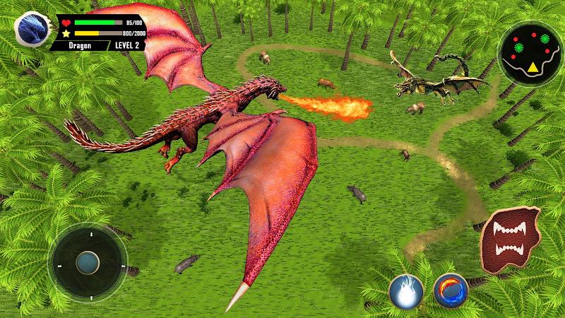 Flying Dragon Simulator Games স্ক্রিনশট 2