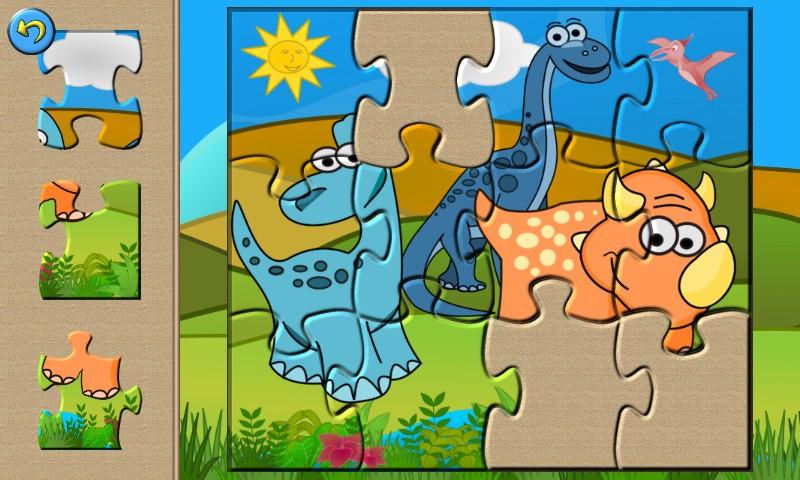 Dino Puzzle pour les enfants Capture d'écran 3