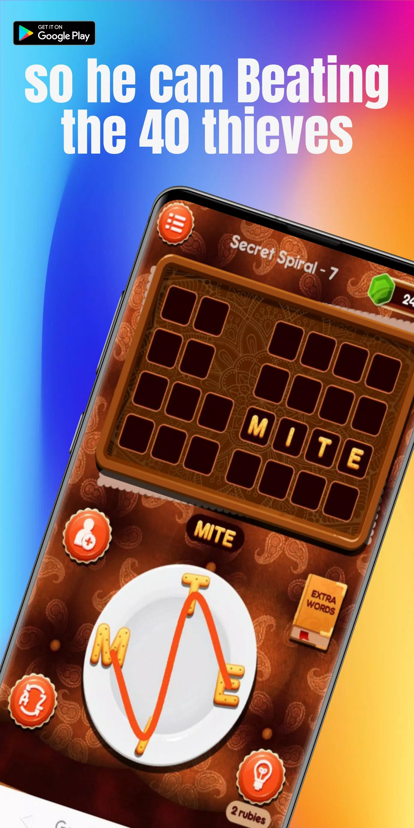 Words Connect, Ali Baba Crossword Learn Vocabulary スクリーンショット 1