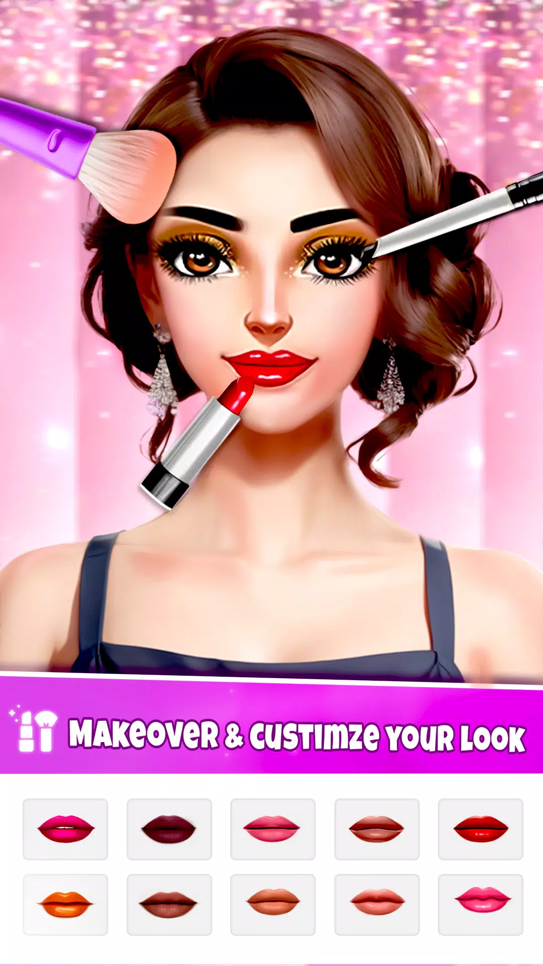 Fashion Dress Up, Makeup Game 螢幕截圖 0