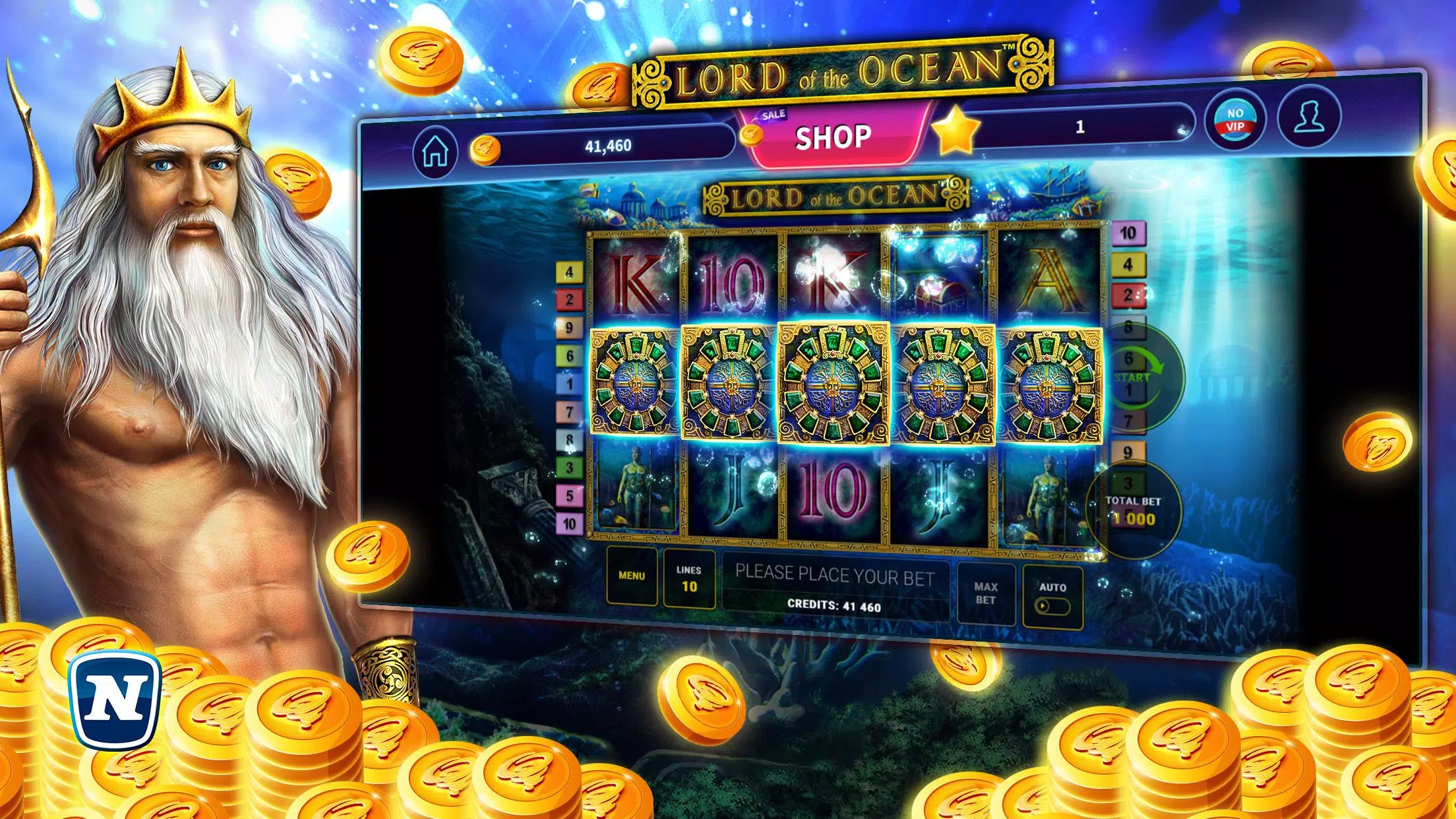 Lord of the Ocean™ Slot Tangkapan skrin 2