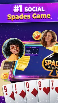 VIP Spades - Online Card Game Tangkapan skrin 1