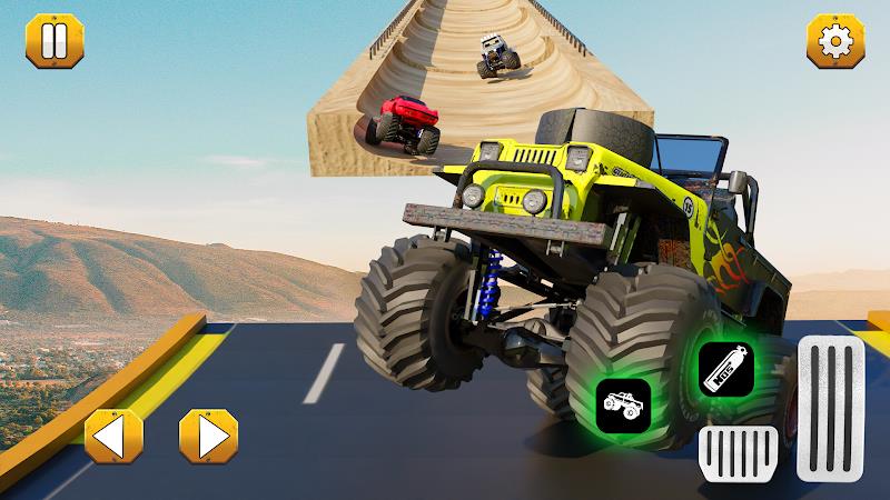 Monster Truck Ramp: Car Games Tangkapan skrin 3