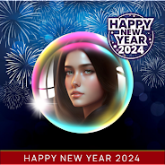 Happy New Year 2024 PhotoFrame Screenshot 2