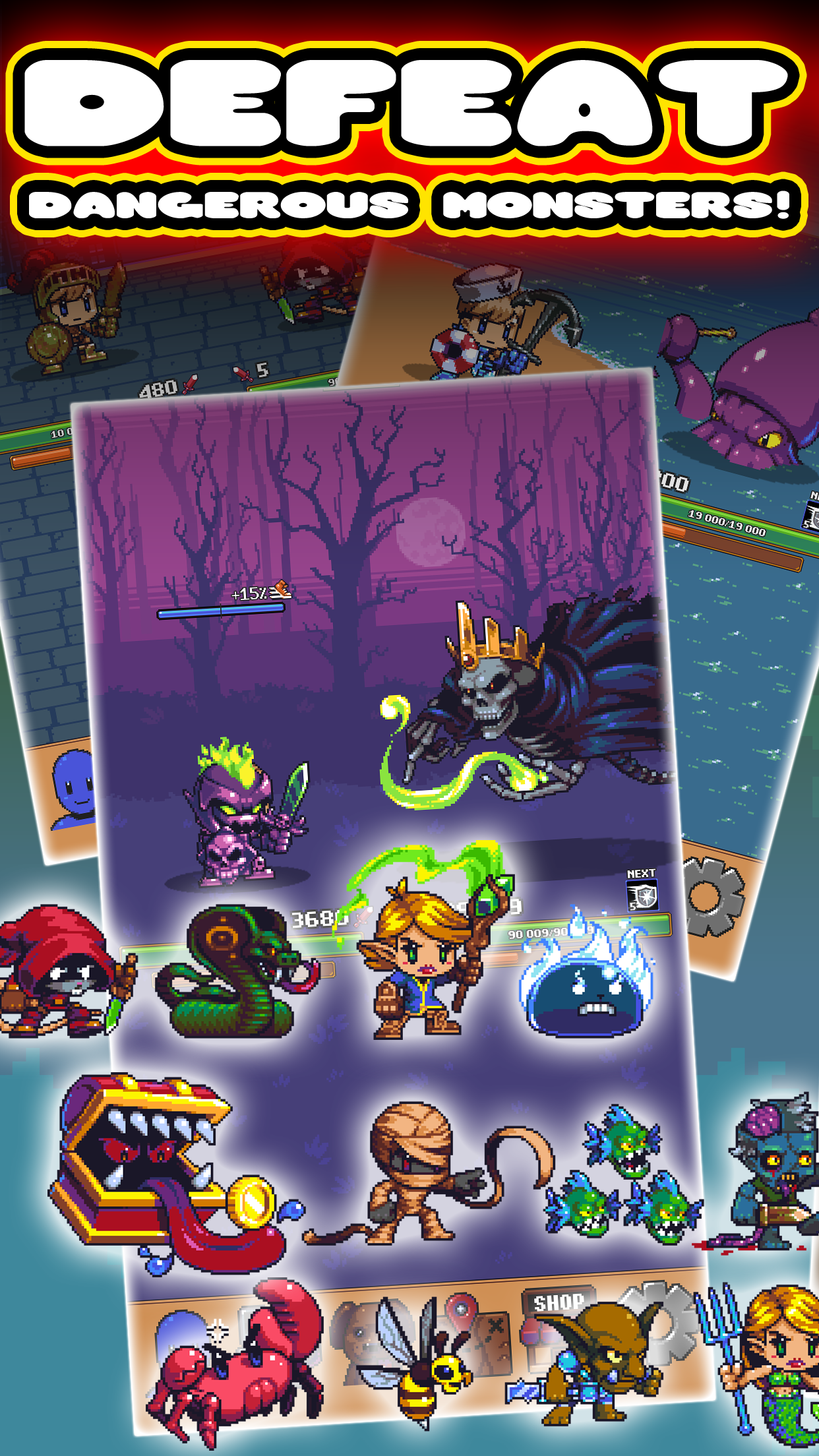 Idle Grindia: Dungeon Quest Tangkapan skrin 0