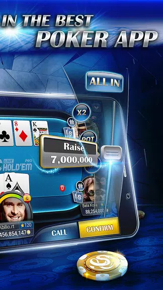 Live Hold’em Pro Poker Tangkapan skrin 1