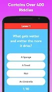 Riddle Quiz With Answers 螢幕截圖 0