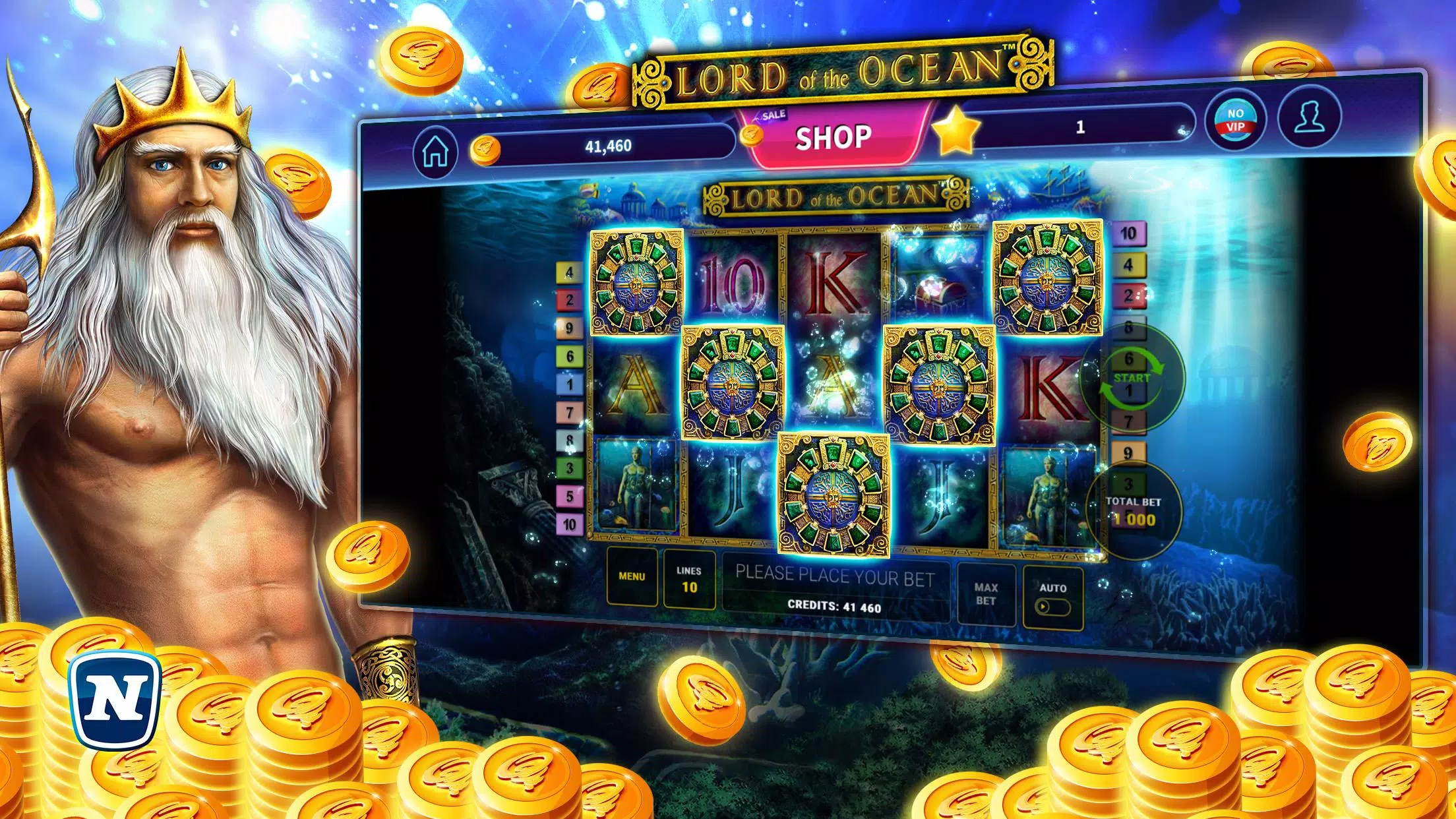 Schermata Lord of the Ocean™ Slot 0