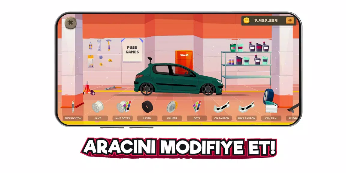 2d Car Series Tuning Game Screenshot 2