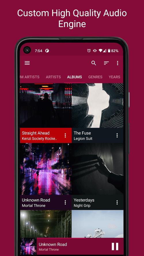 GoneMAD Music Player Tangkapan skrin 1