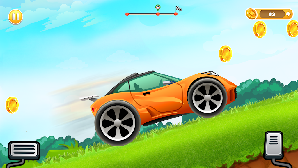 Uphill Races Car Game For Boys Ekran Görüntüsü 0