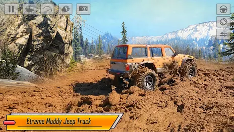 Schermata Offroad Driving Jeep Simulator 0