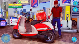 Food Delivery Boy Bike Game 3D スクリーンショット 2