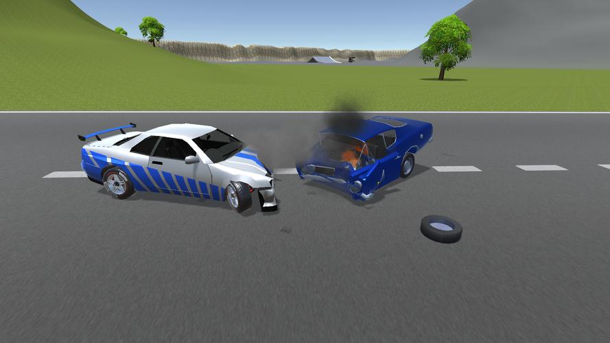 Schermata Car Crash Test and Stunts 3D 0