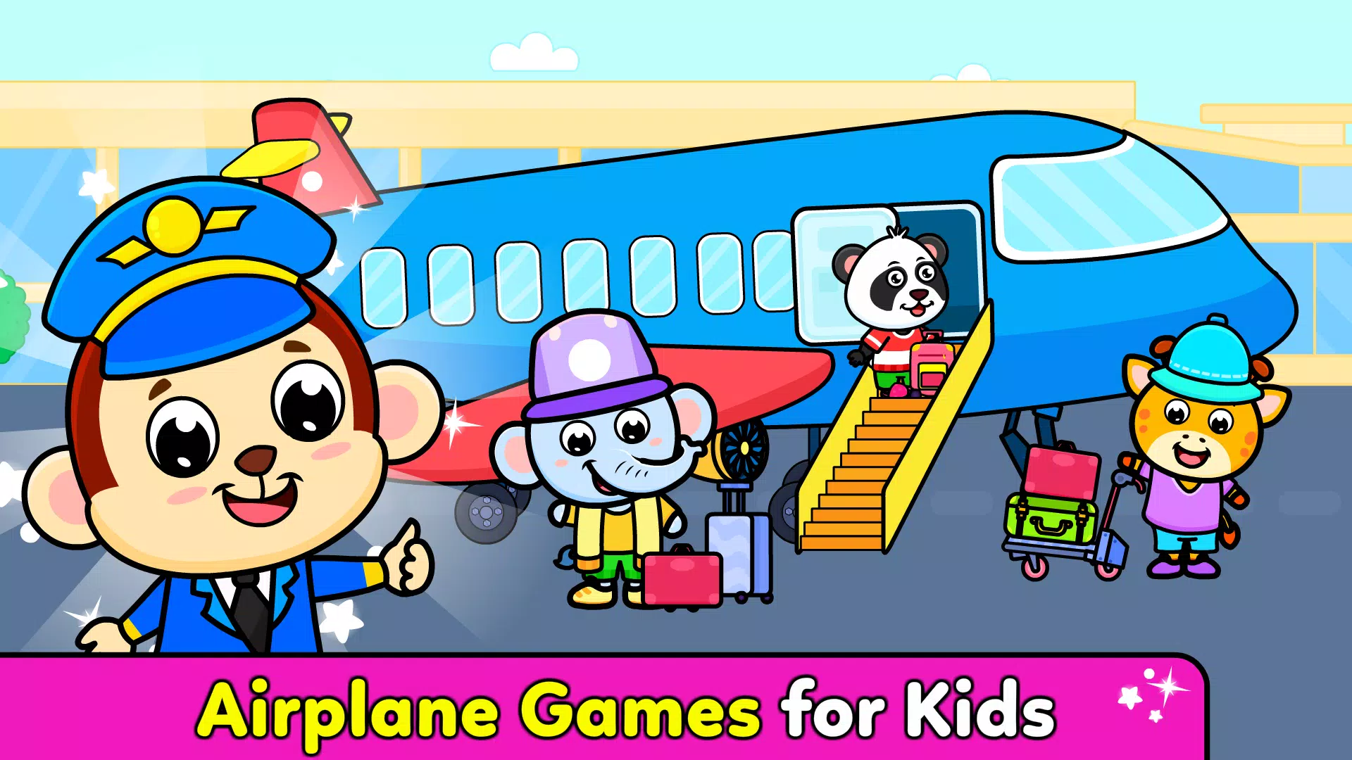 Timpy Airplane Games for Kids 螢幕截圖 0