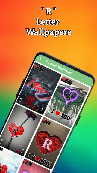 R Letter Wallpaper - Photos Скриншот 0