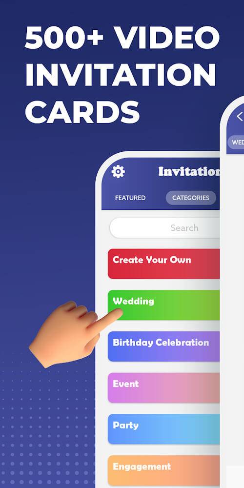 Schermata Video Invitation Maker 0