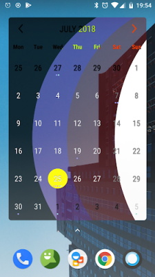 Month Calendar Widget by BiHSnow Ảnh chụp màn hình 2