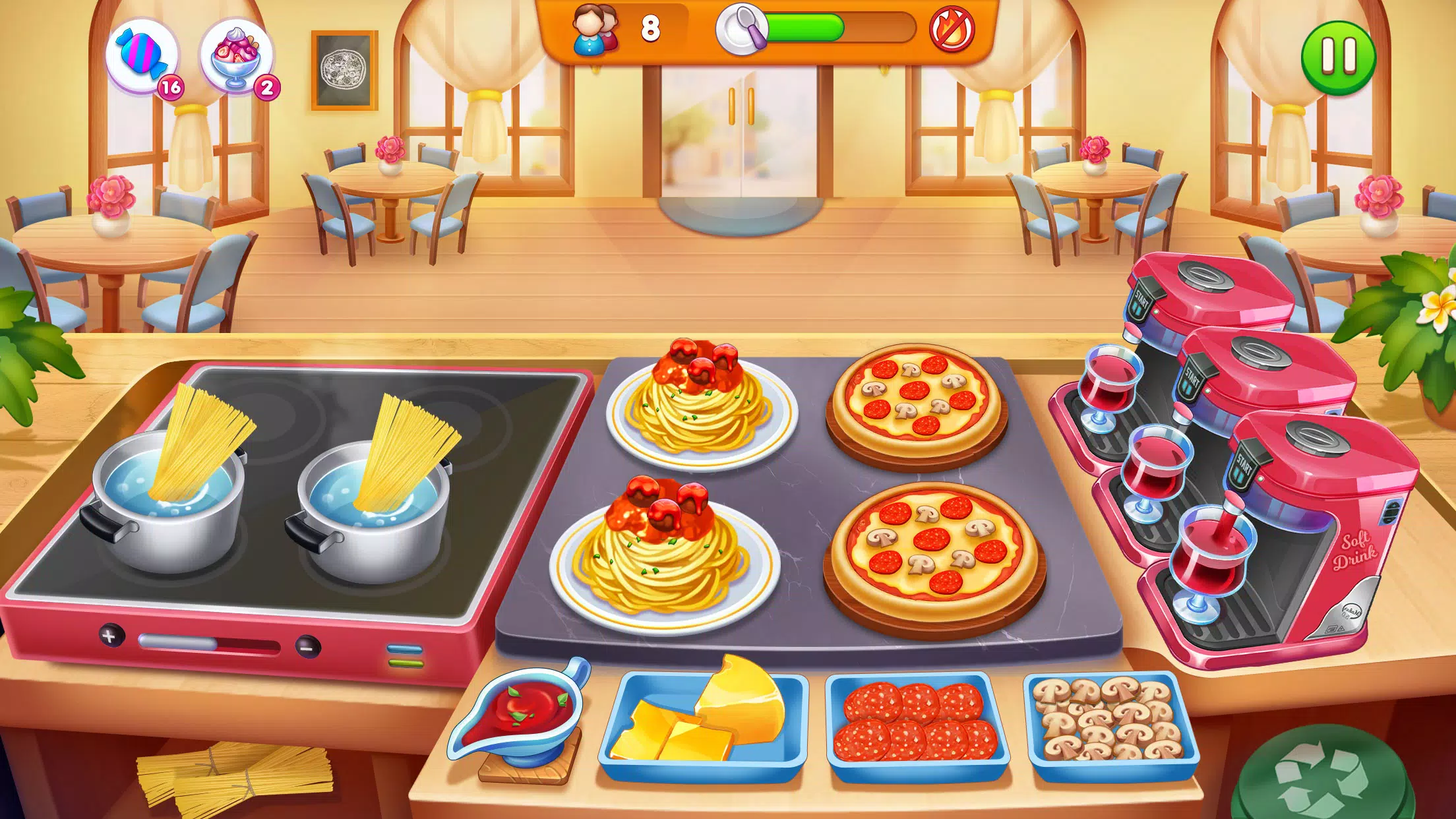 Cooking Restaurant Food Games Ảnh chụp màn hình 1