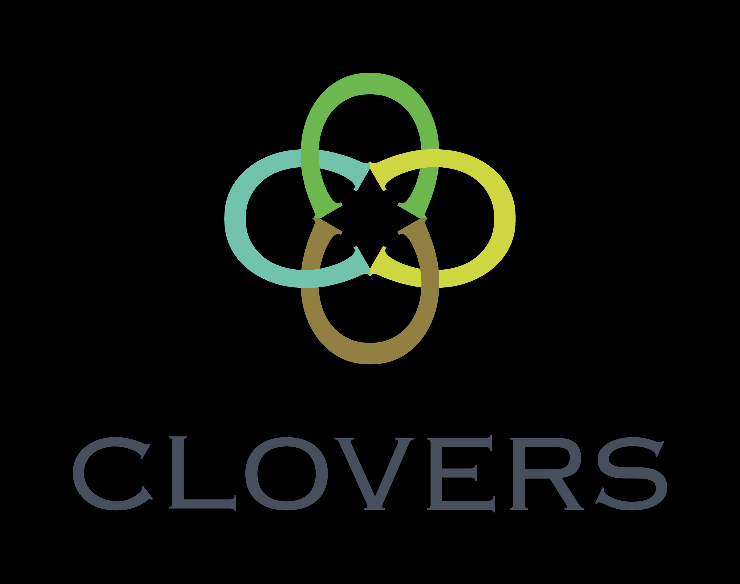 El logotipo de Clovers Studio.