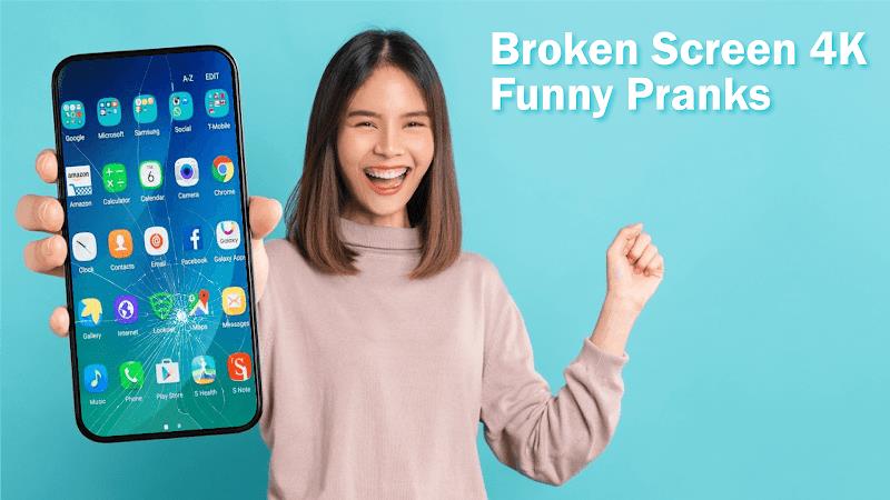 Broken Screen 4K Pranks Funny ဖန်သားပြင်ဓာတ်ပုံ 3