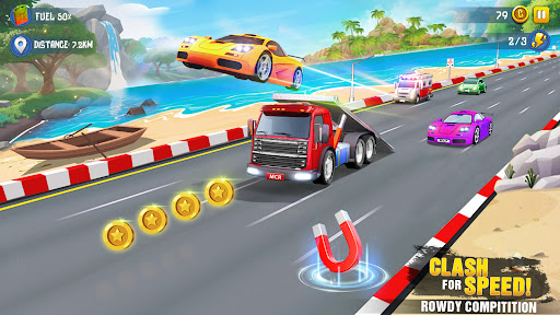 Mini Car Racing Game Offline ภาพหน้าจอ 1