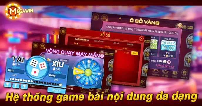 Schermata MEGAWIN – Game Dan Gian 3