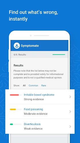 Symptomate – Symptom checker Zrzut ekranu 1