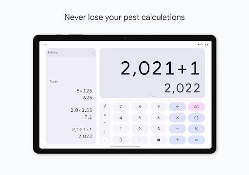 Calculator ဖန်သားပြင်ဓာတ်ပုံ 1