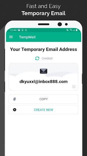 Temp Mail - Temporary Email 螢幕截圖 0