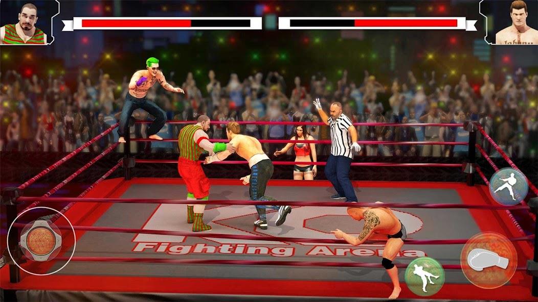 Beat Em Up Wrestling Game Mod Captura de tela 0